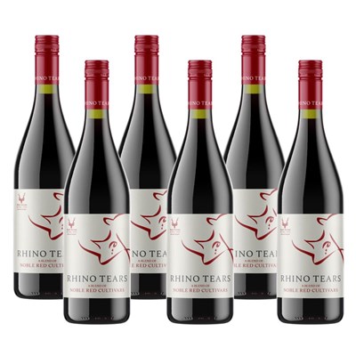 Case of 6 Rhino Tears Noble Read Cultivars 75cl Red Wine